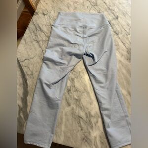 Baby blue alo cropped leggings